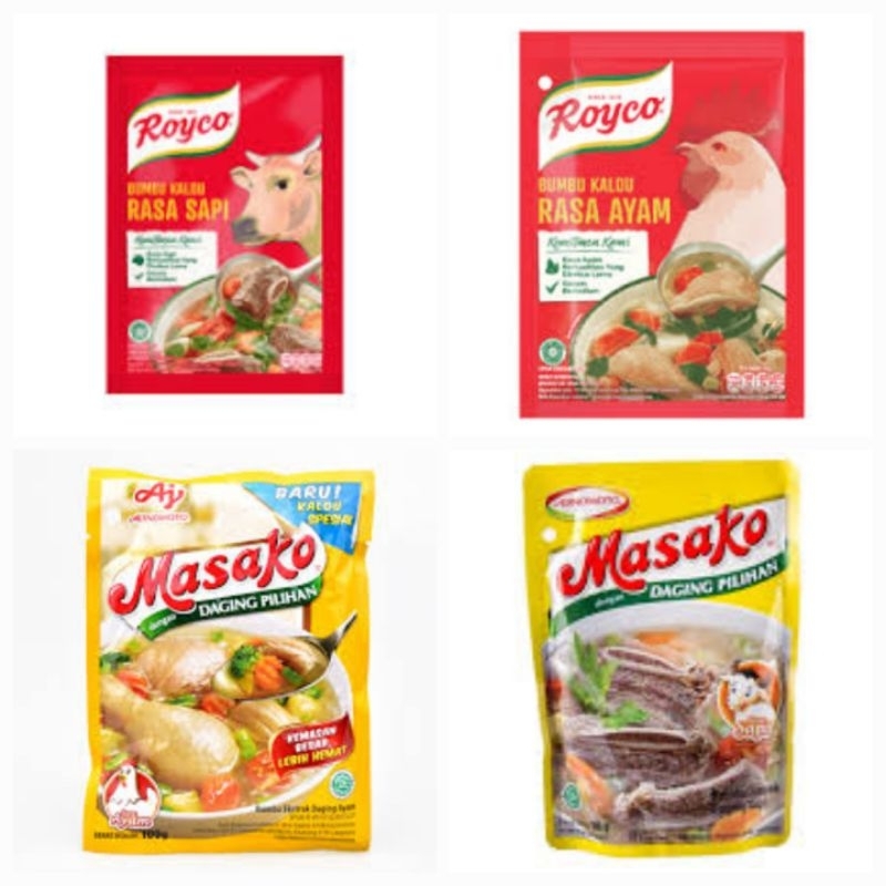 

Kaldu Sapi Masako / Kaldu Ayam Masako / Royco Sapi / Royco Ayam / Mamamimi Mart