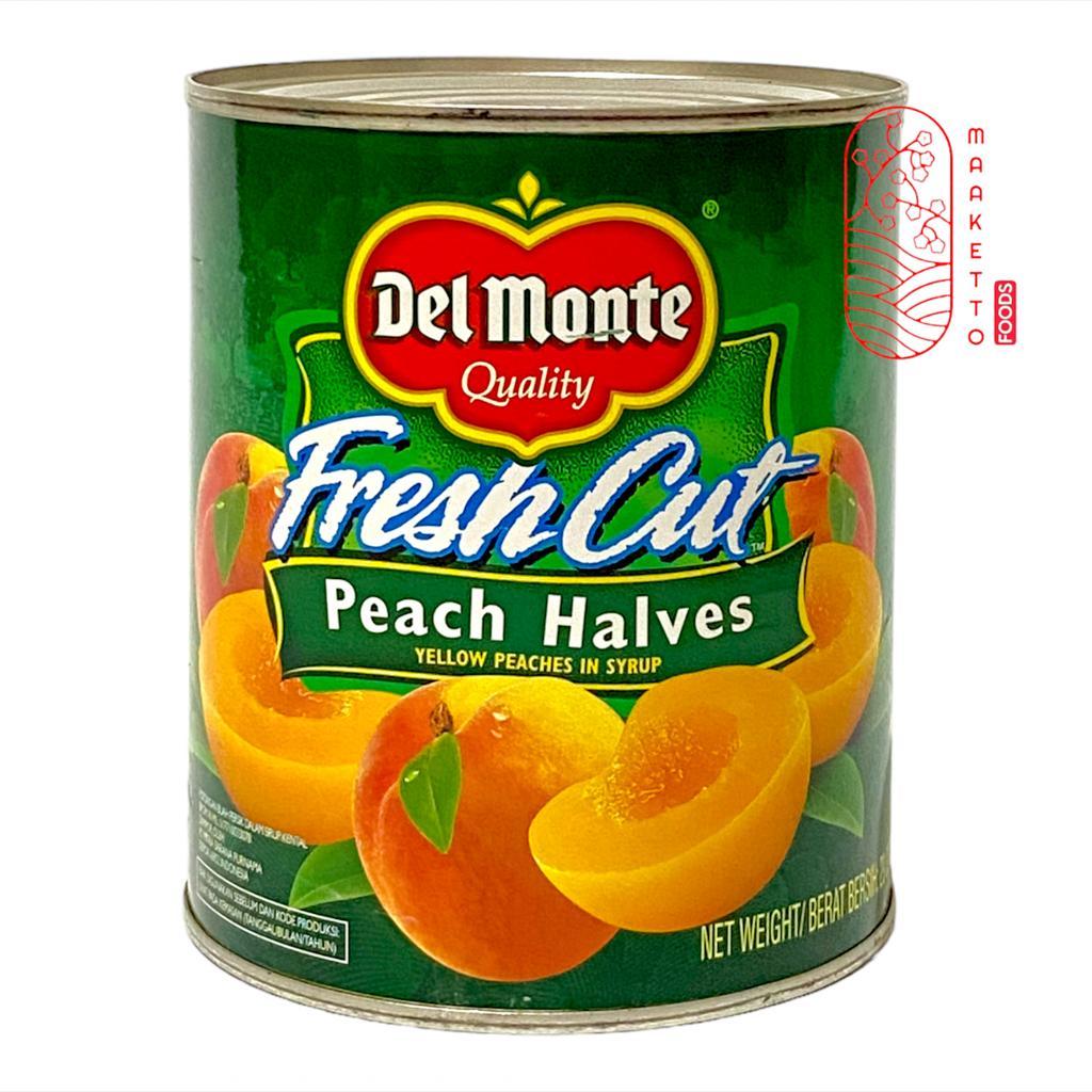 

Delmonte Peach Halves / Del Monte Buah Peach Kaleng 825gr