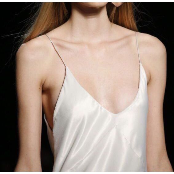 SUKMA - Atika Tanktop Satin Korean V-Neck 071