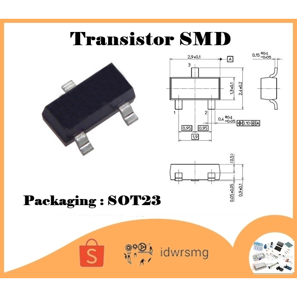 MMBT2907 Transistor 2907 SMD MMBT2907A 60 V PNP General Purpose 2N2907