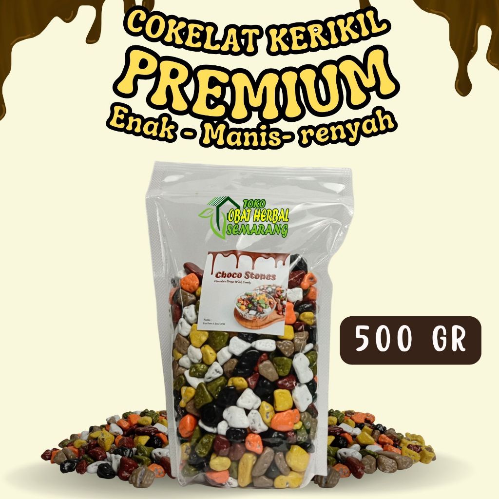 

Coklat Kerikil 500 Gram Oleh Oleh Haji Umroh | Coklat Batu Premium Asli Import Arab Turki Timur Tengah Kemasan Pouch Makanan Oleh-Oleh Gift Haji Umroh