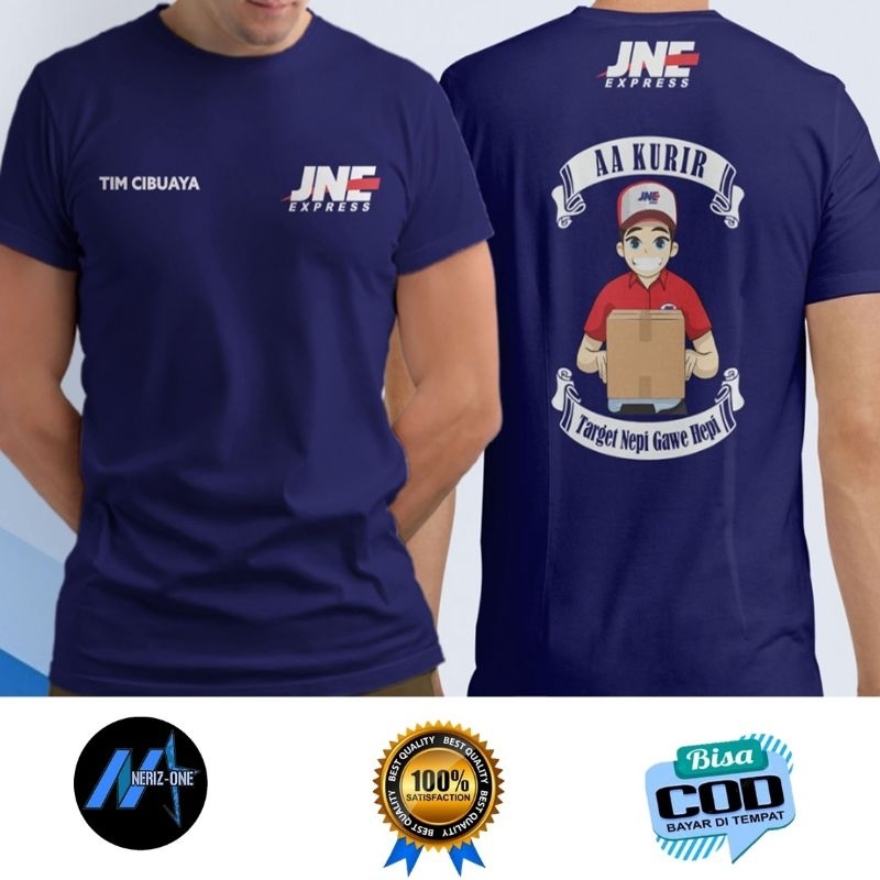 KAOS JNE EXPRESS MASKOT JONI AA KURIR | TSHIRT DISTRO TUKANG KURIR ~ BAHAN KATUN COMBED
