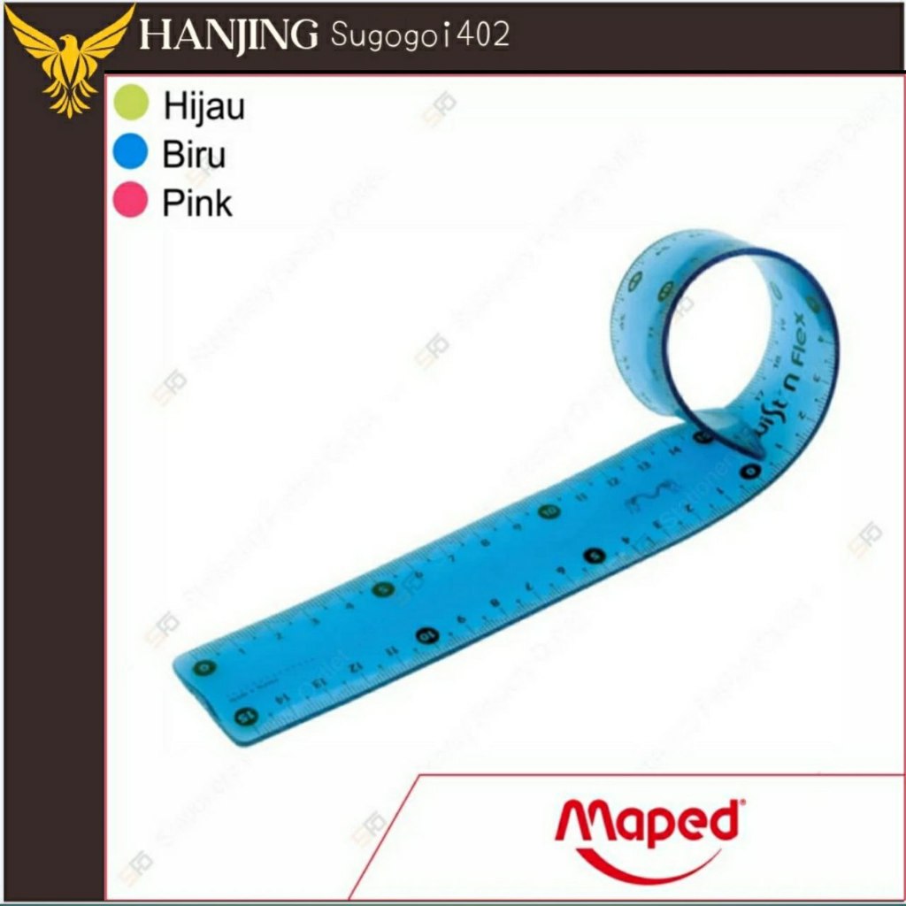 

Penggaris Lentur Maped 20 cm (Twist 'n FlexOriginal) - Biru