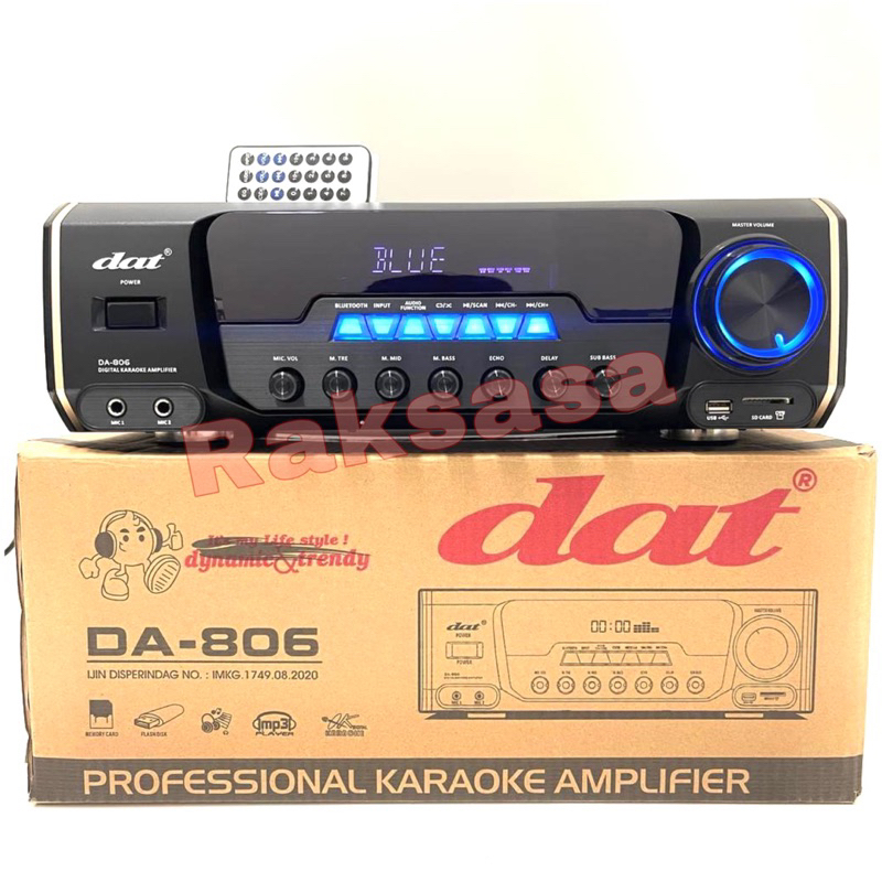 Amplifier DAT DA 806 original DAT DA806 (BISA COD)