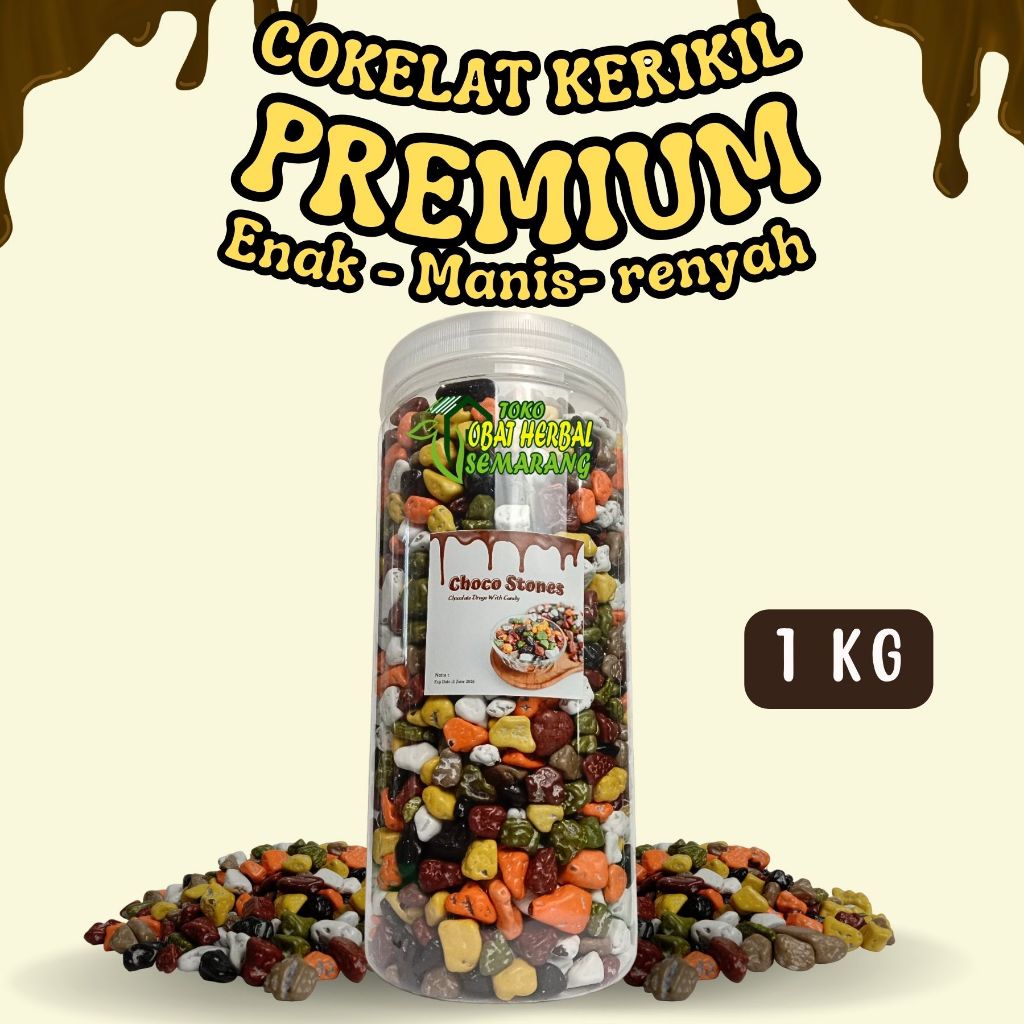 

Coklat Kerikil 1KG Kemasan Toples Oleh Oleh Haji Umroh | Coklat Batu Premium Asli Import Arab Turki Timur Tengah Makanan Oleh-Oleh Gift Haji Umroh