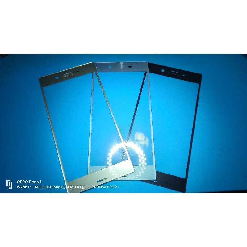 Glass Touchscreen Kaca Lcd Sony Xperia XZ / XZS Second Original % Copotan Cabutan