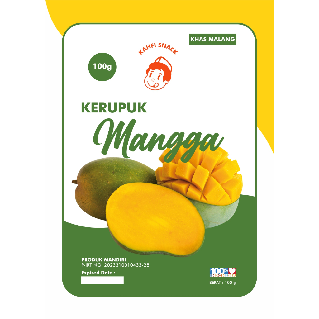 

KERUPUK BUAH MANGGA KHAS OLEH OLEH MALANG 100GRAM