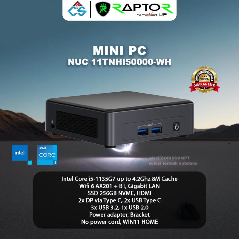 INTEL NUC NUC 11TNHI50000 INTEL CORE I5 MINI PC GEN 11