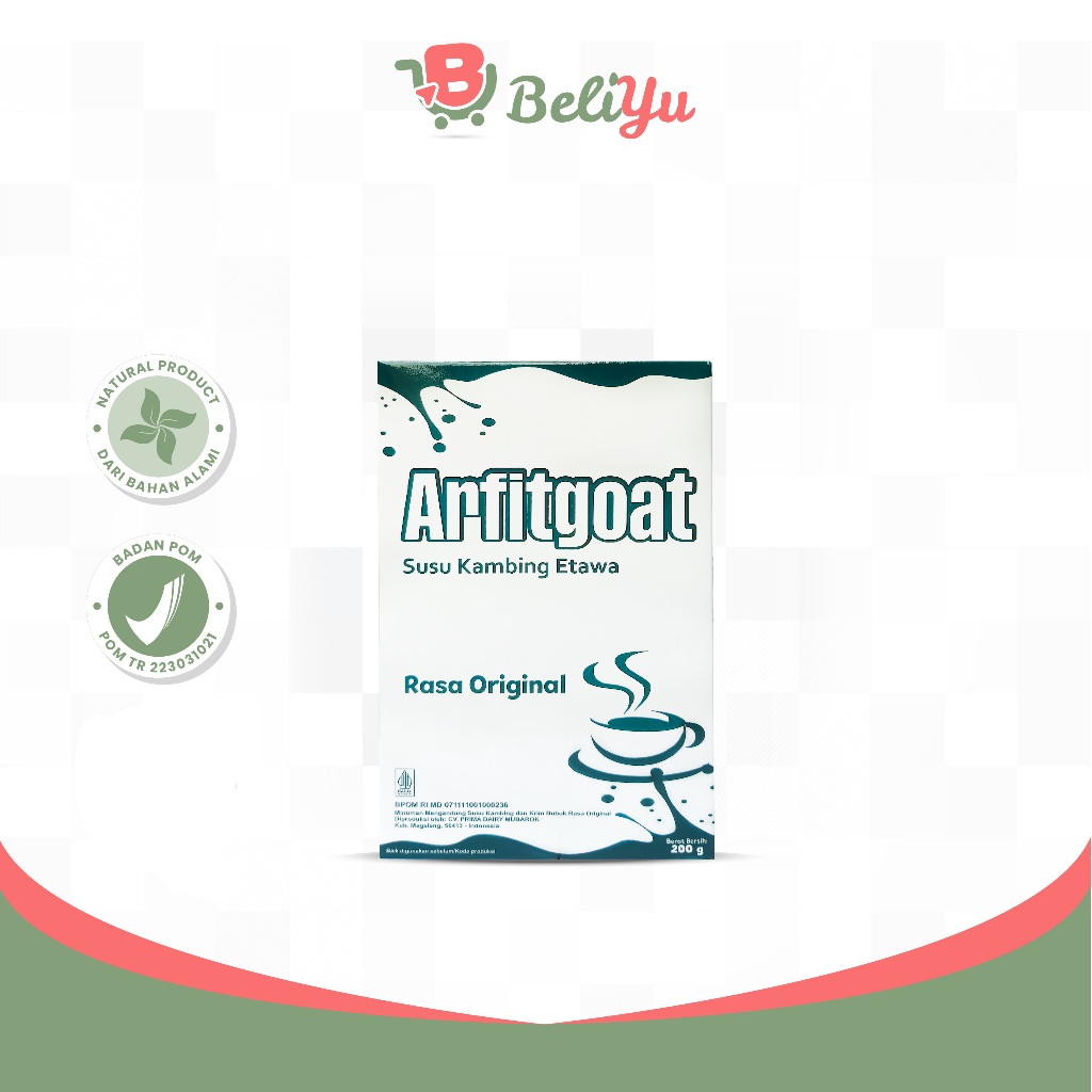 

[READY] Susu Etawa Arfitgoat - ORIGINAL - untuk Tulang 200 gr - BPOM Halal
