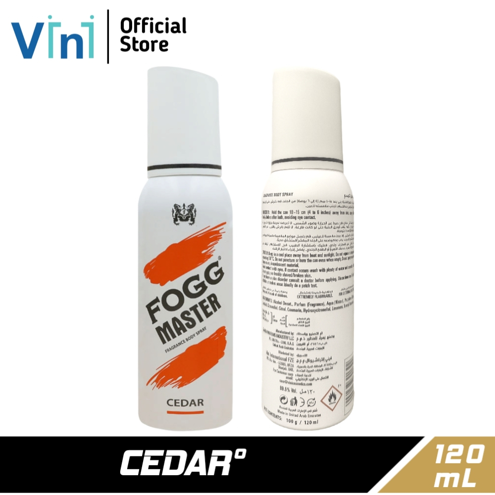 SPECIAL LIVE - FOGG Master  Parfum Bodyspray CEDAR 120mL