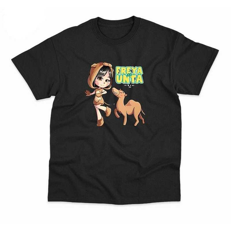 kaos emoji kebun binatang saat hujan unta x freya JKT48 unisex tshirt