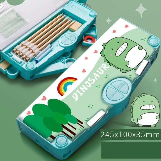 

Kotak Pensil Anak Serbaguna Mekanik Anak Sekolah Mekanik Multifungsi Serbaguna Fullset Penggaris