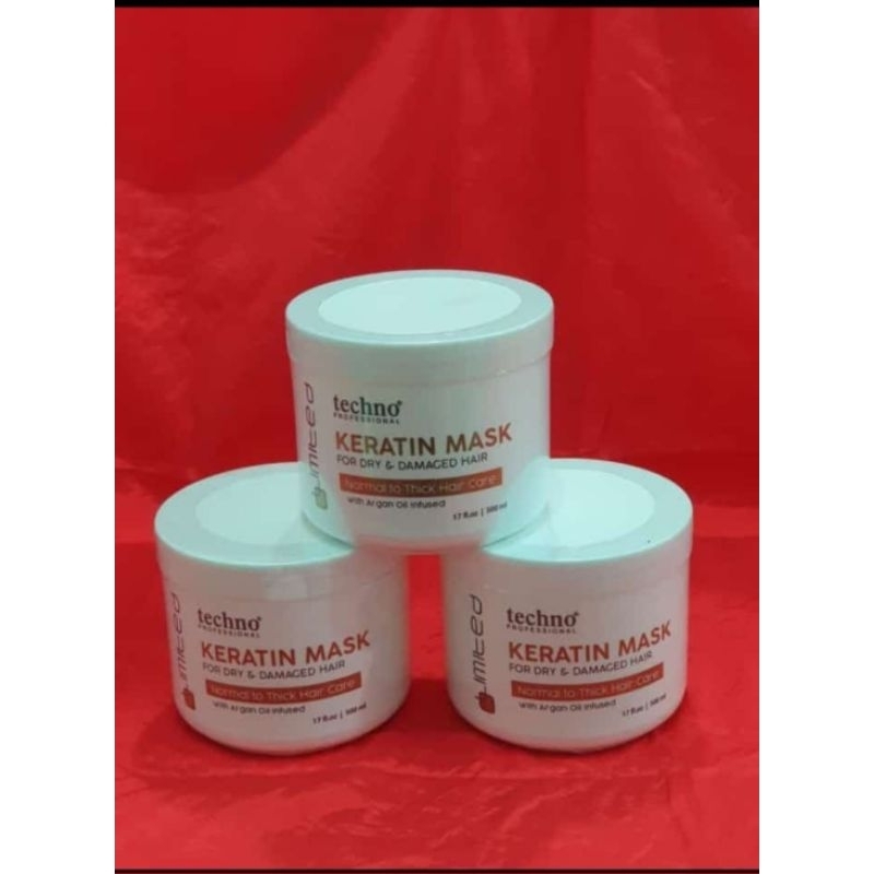 Masker keratin rambut techno