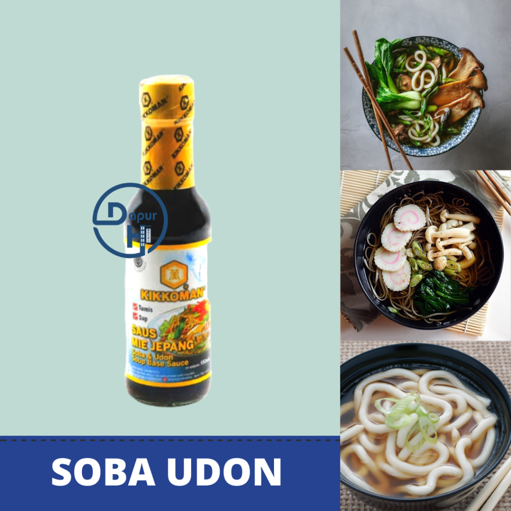 

KIKKOMAN Soba & Udon Soup Base Sauce 150 ml Halal//
