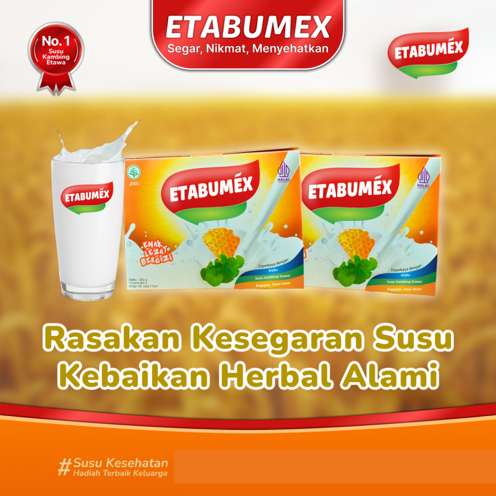 

2 box susu Etabumex - Susu Kambing Atasi Asam Lambung