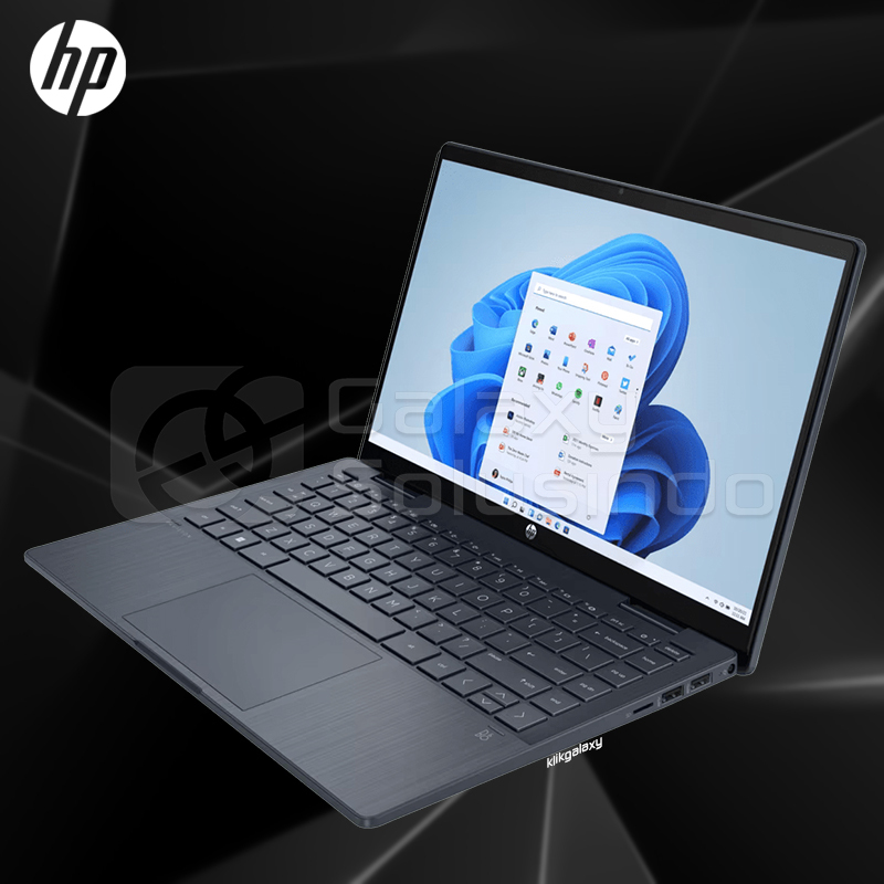 HP PAVILION X360 14-EK0162TU - Core i3-1215U 512GB SSD 8GB RAM FHD Touch - Blue Laptop Notebook