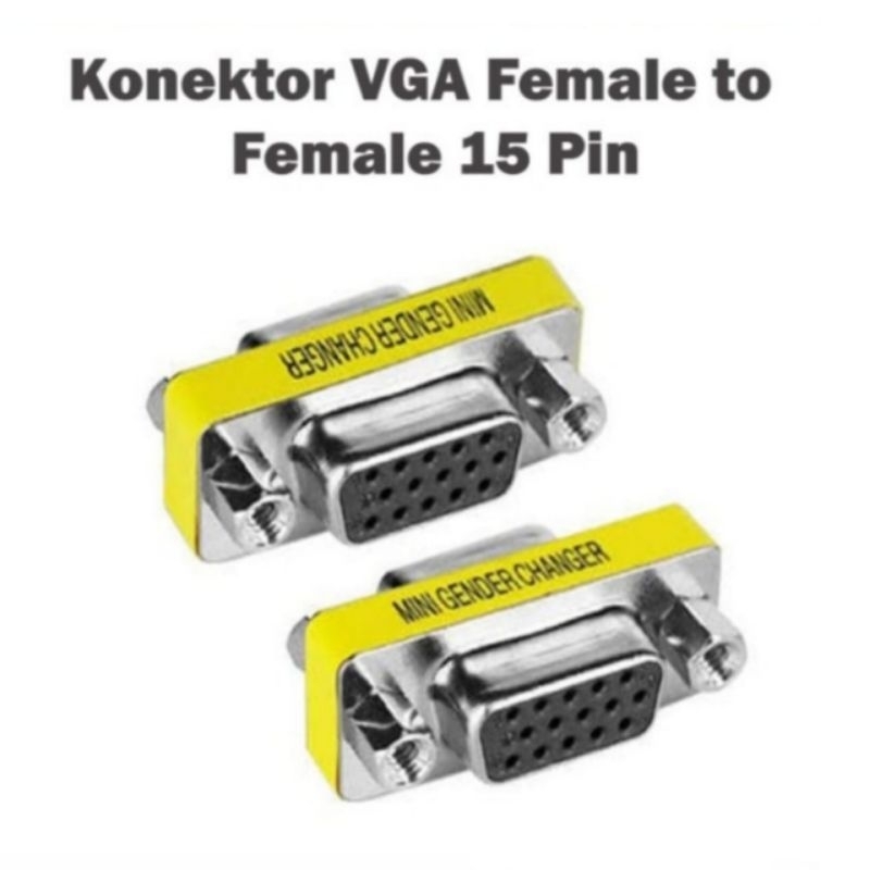 Konektor VGA Female Female 15 Pin