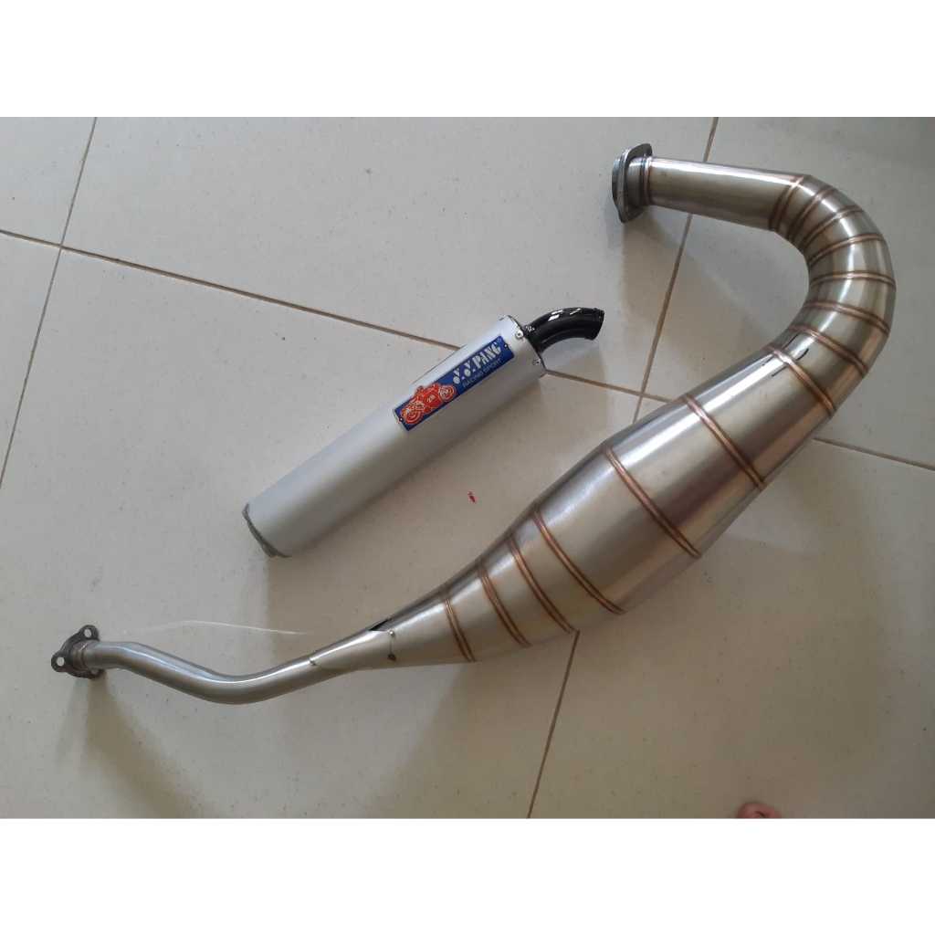 knalpot YYPANG stainless ninja r ss rr kr krr type cobra