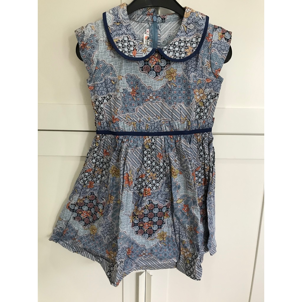 Dress Batik Keris - Blue