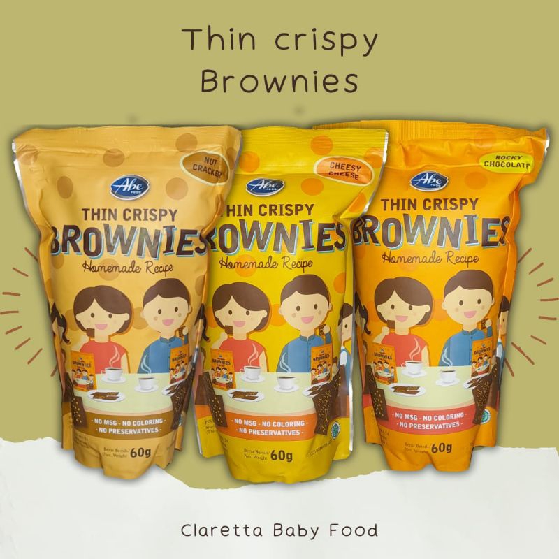 

ABEFOOD THIN CRISPY BROWNIES