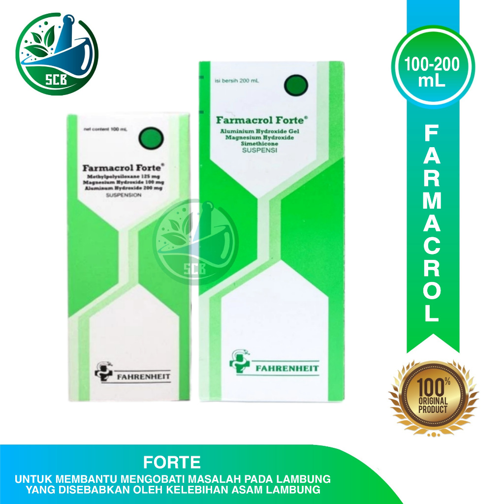 Farmacrol Forte Sirup - Obat Maag / Asam Lambung