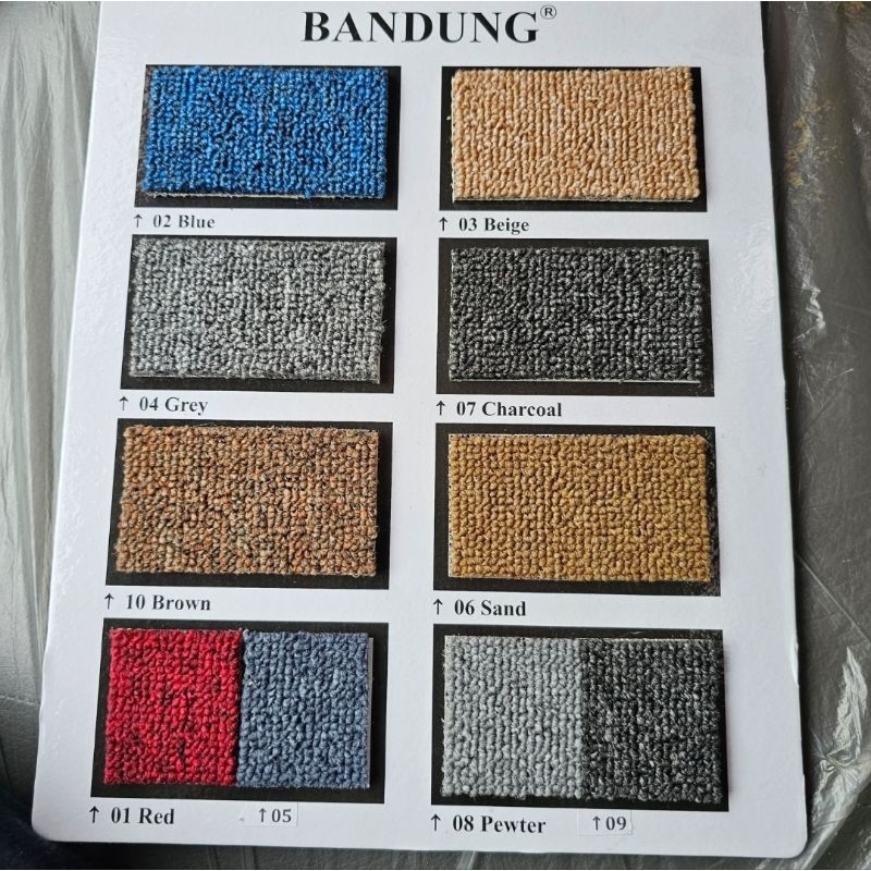 Karpet bandung meteran murah