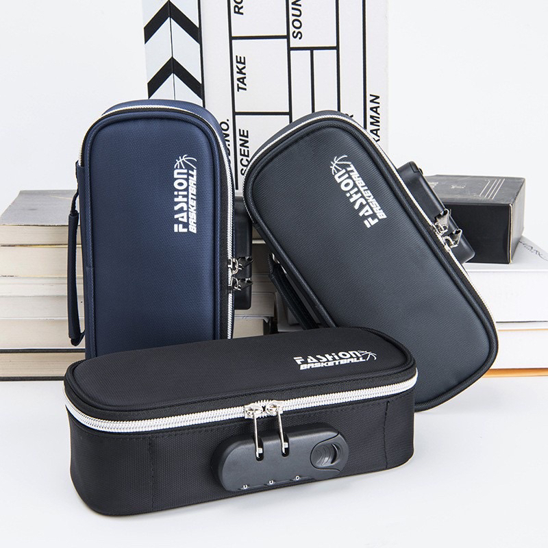 

PREMIUM KOTAK PENSIL GEMBOK PENCIL CASE KOTAK ALAT TULIS PASSWORD TAS KEYWORD OFFICE KANTOR KULIAH TEMPAT PENA STATIONERY