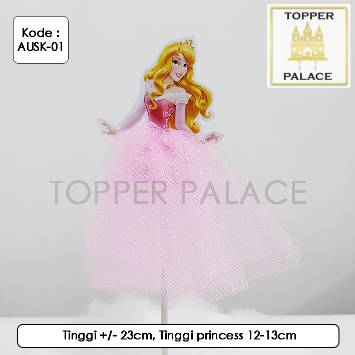 

Cake topper Princess l Cupcake topper Aurora Sleeping Beauty