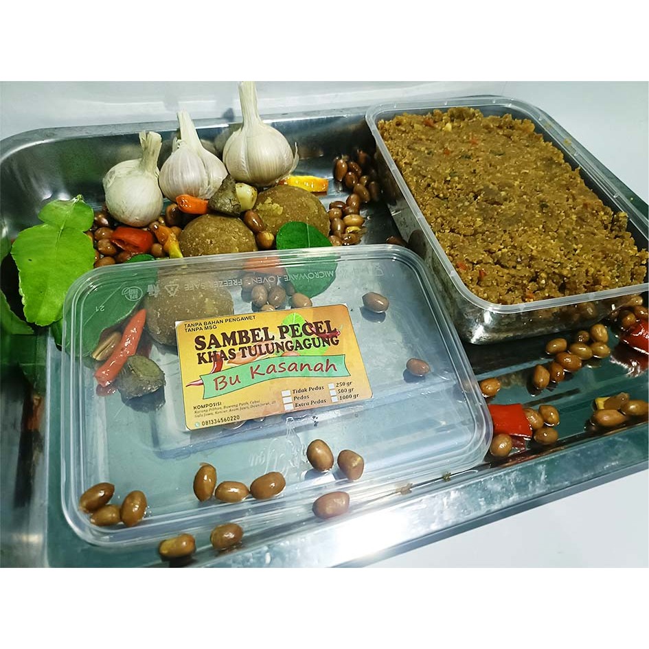 

SAMBEL PECEL KHAS TULUNGAGUNG BU KASANAH (500 Gr)