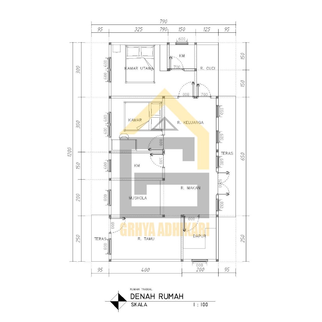 Paket II Jasa Gambar Denah Bangunan 2D, Site Layout, Desain Arsitek, Gambar Rumah Tinggal, Toko, Kli