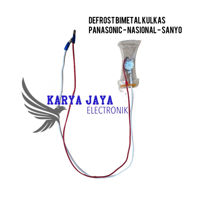 DEFROST BIMETAL FUSE DINGIN KULKAS PANASONIC