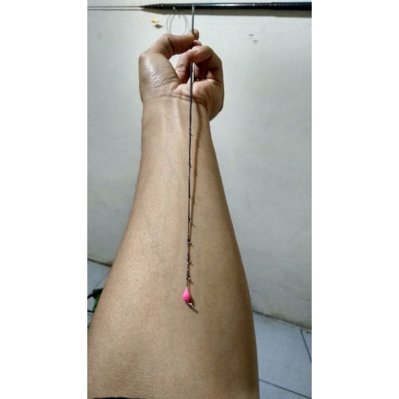 pucukan entul joran tegek