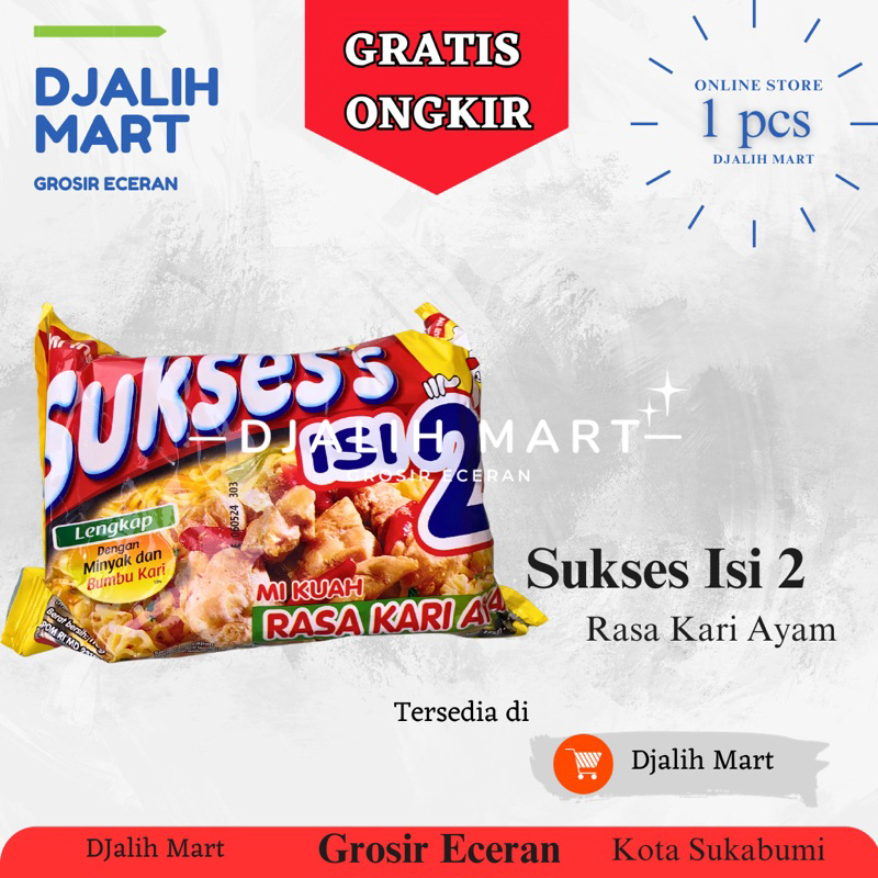 

mie suksess isi 2 kari ayam 1pcs