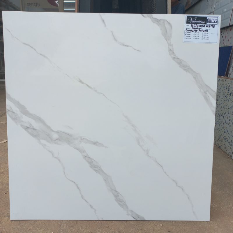 GRANIT VALENTINO GRESS N GRIVOLA WHITE 80X80 KW1