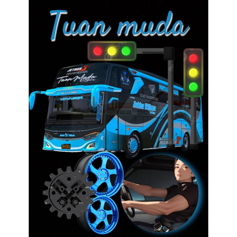 STIKER BUS MANIA TELOLET BASURI KEREN