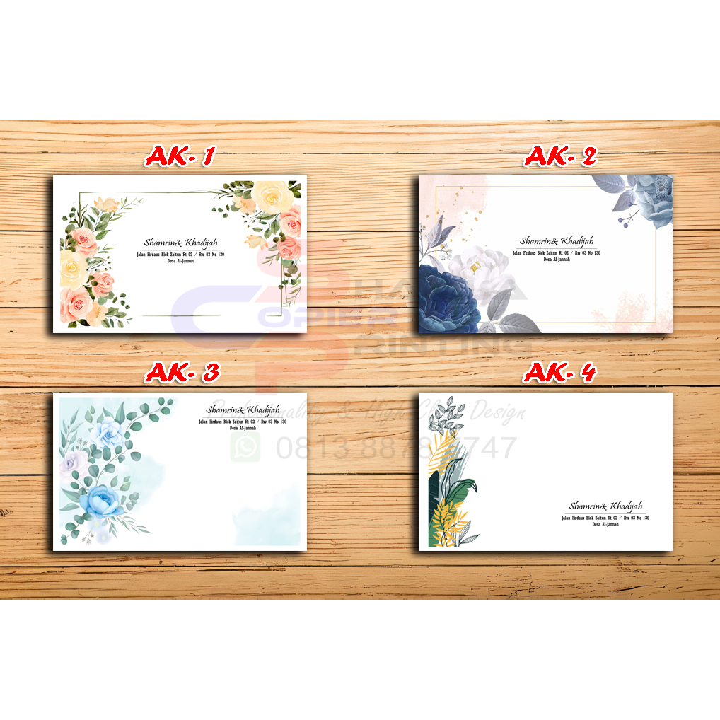 

Amplop kondangan custom/50 pcs/amplop paperline/amplop murah