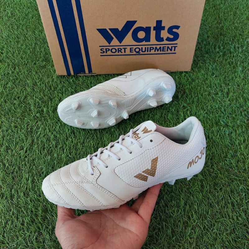 Sepatu bola anak kulit WATS mojo original free jahit dan deker