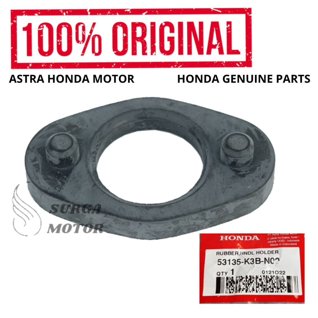 Karet Handle Holder Honda CB150X Original AHM 53135-K3B-N00 Rubber Handel Raiser Hendel Dudukan Stan