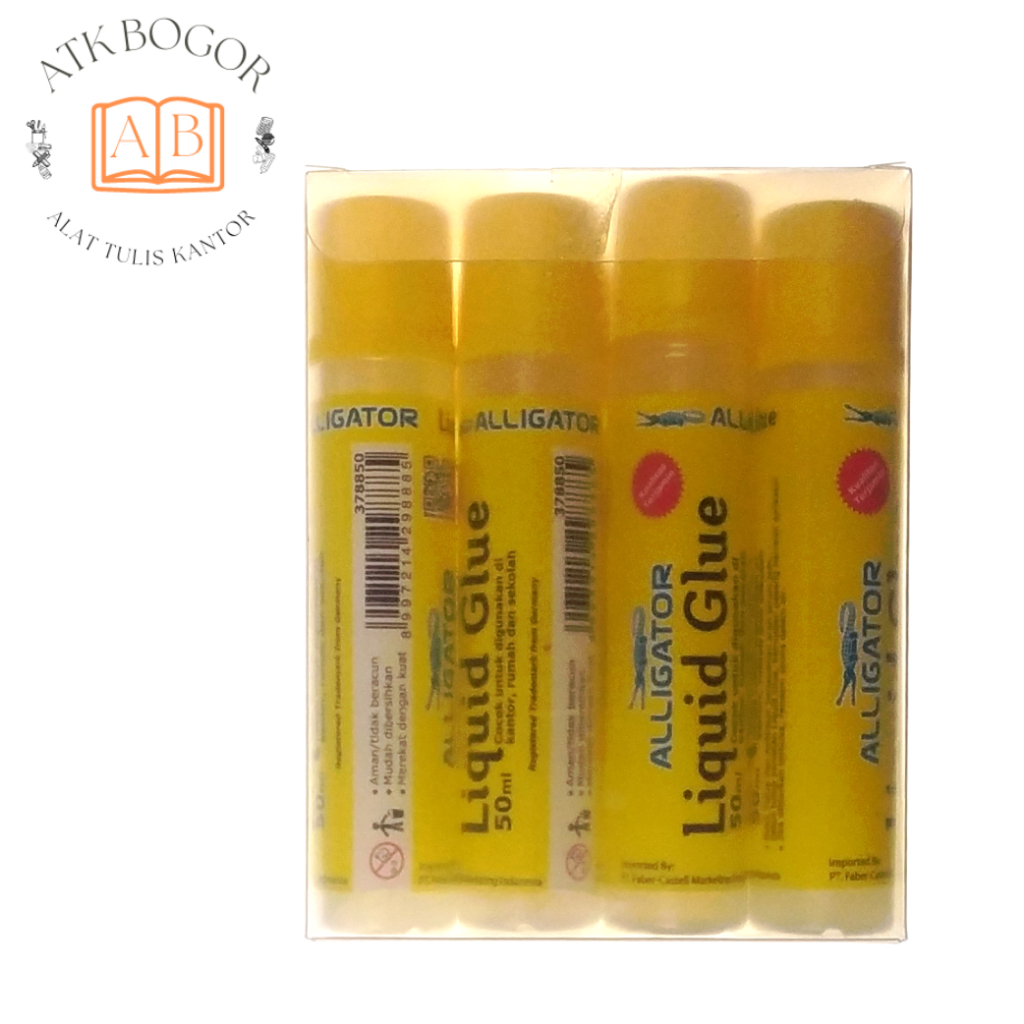 

Alligator Lem Cair Kertas Serbaguna Liquid Glue 50 ml - Isi 1 Pack / 12 Pcs