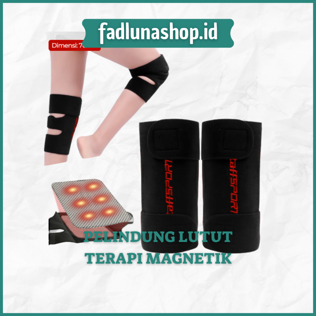 Sabuk Korset Deker Lutut Kaki Terapi Kesehatan Kneepad Pria Wanita TaffSPORT Original Terbaru