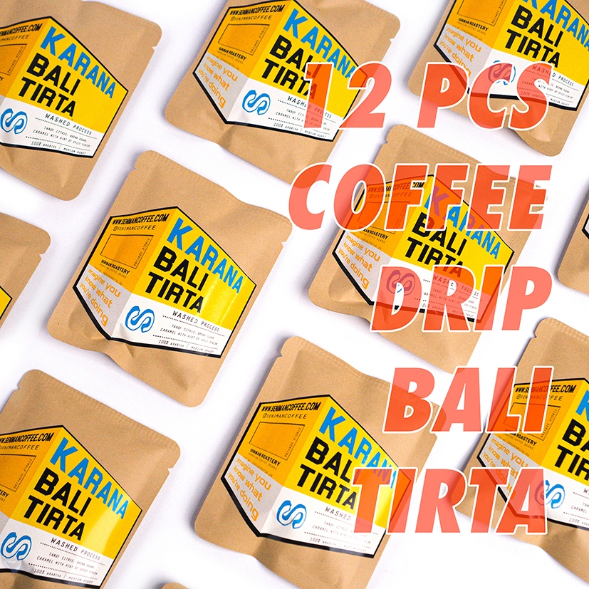 

Bali Karana Tirta Package Coffee Drip 12 pcs - Seniman Coffee