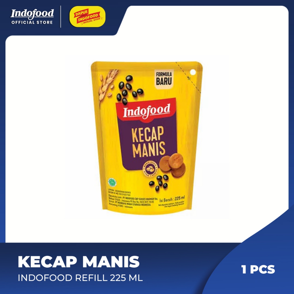 

Kecap Manis Indofood Refill 225 ml