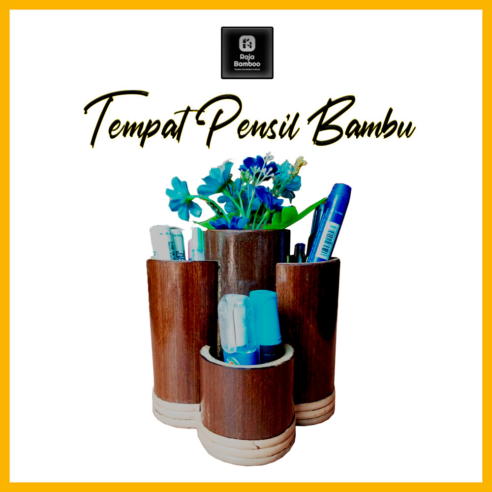 

Tempat Pensil | Tempat Pulpen | Bambu Craft | UMKM INDONESIA