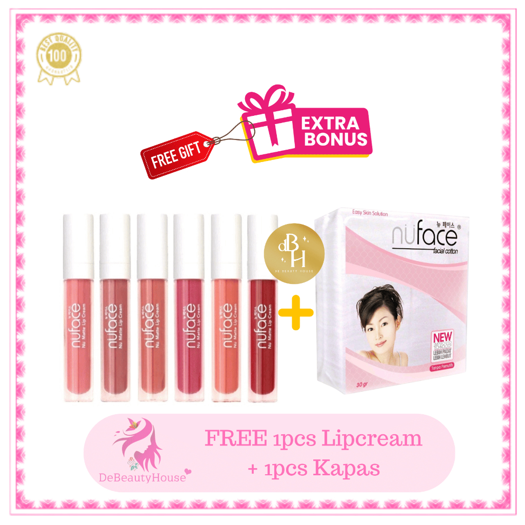 [FREE GIFT] Nuface lipcream + Nuface Kapas
