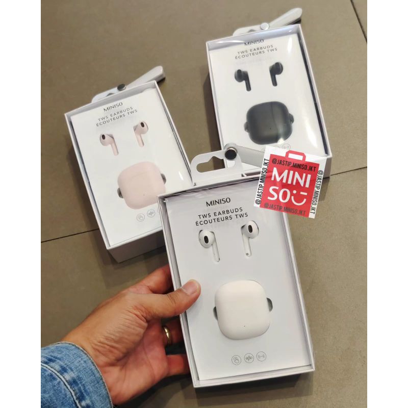 MINISO Headset / Mini Matte Wireless Earbuds / Wireless Earphone (Model : K88)