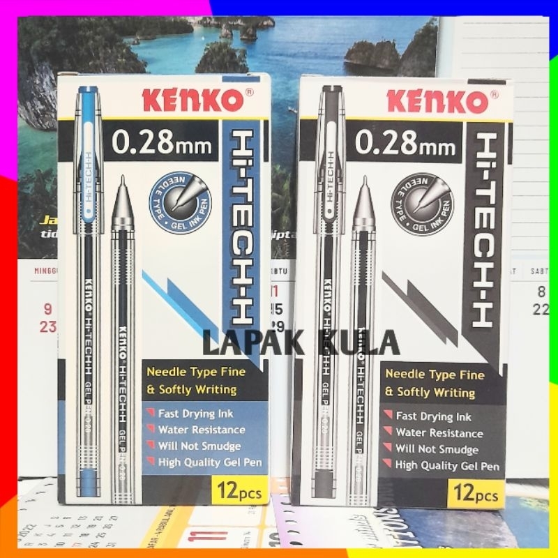 

KENKO Pulpen Hi-Tech-H 0.28 mm 1 pak isi 12 pcs