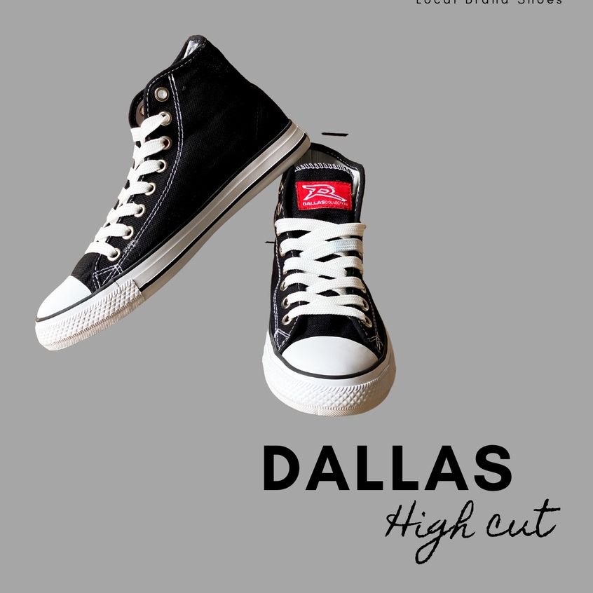 Sepatu Sekolah Dallas Campus Smp Sma D50 hitam putih