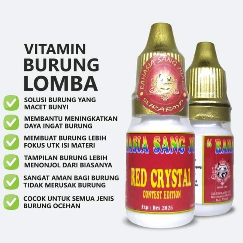 RED CRYSTAL RAHASIA SANG JUARA