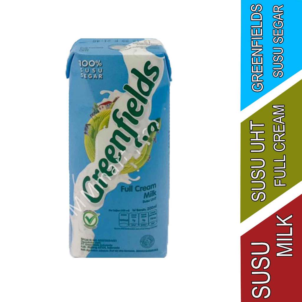 

Susu Rasa Full Cream - Susu GreenFields - Minuman Susu UHT - 200ml