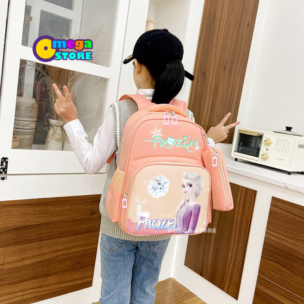 [O&amp;S] Tas Ransel Anak TK/SD Lucu Karakter Barbie-OS1019